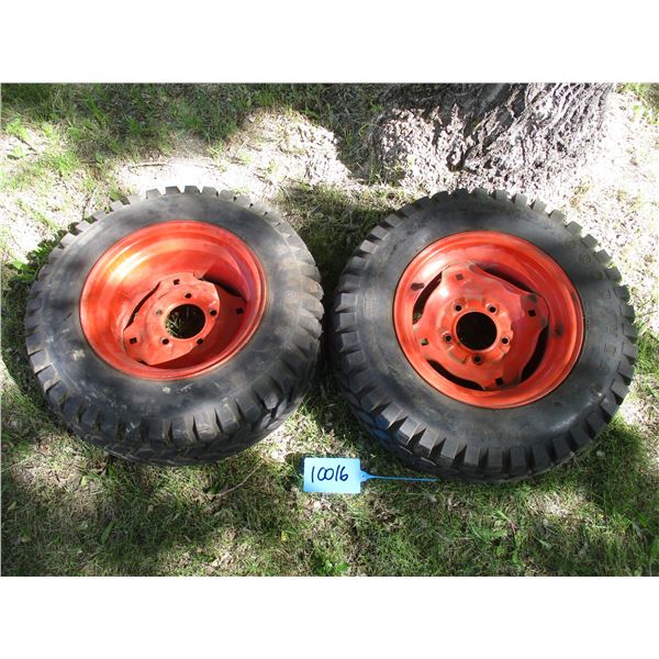 (2) Garden Tractor Rim/Tire (23x8.5-12 Tires)