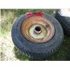 Image 3 : (3) Garden Tractor Rim/Tire (16x6.5-8) - Tires Weathered