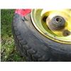 Image 3 : (4) Garden Tractor Rim/Tire (16x6.5-8) - Tires Weathered