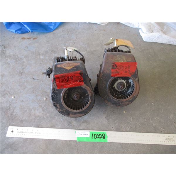 (2) Antique Briggs & Stratton 4 Cycle Gasoline Motors