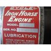 Image 4 : Vintage Iron Horse 4 Cycle Gas Motor w/Kick Start - Model AX 492