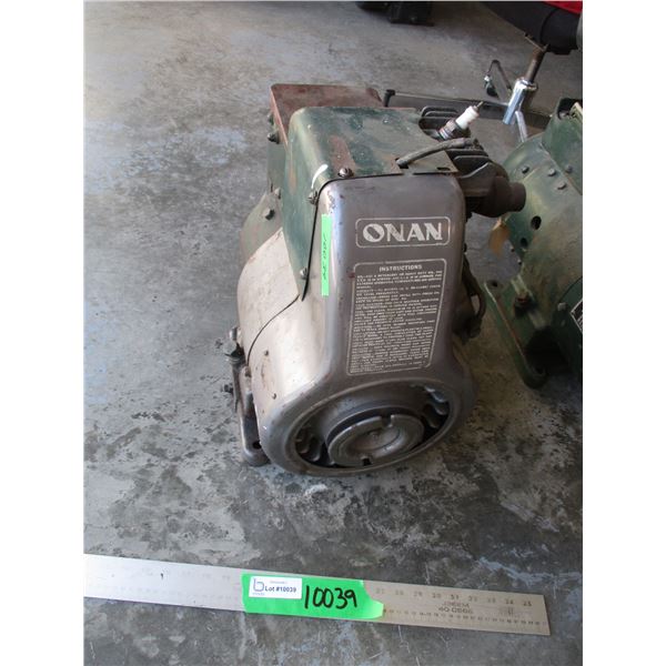 Vintage Onan Gasoline Generator (Power Plant) Motor - Unknown Model