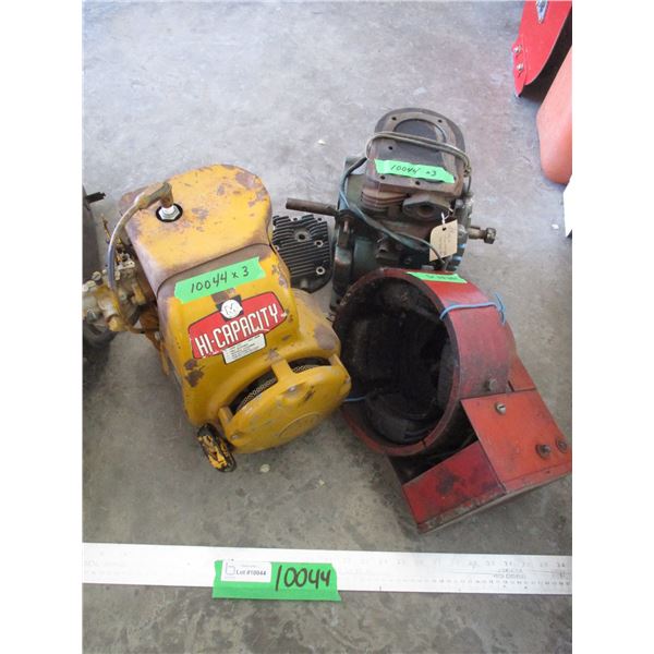 (2) Vintage Kohler Gasoline Motors for Parts & Generator Housing