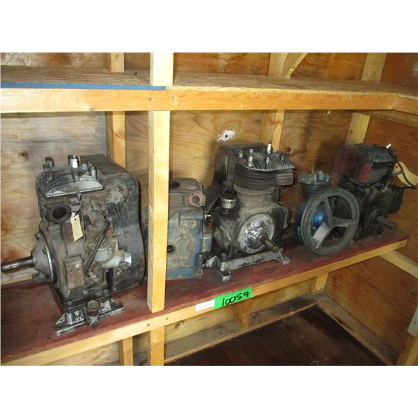 (4) Vintage Parts Motors (2- Briggs & Stratton, 1- Wisconsin, Kohler Block)