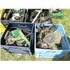 Image 2 : Various John Deere Series 100 & 200 Garden Tractor Parts - Steering Wheels, Pulleys, Hood, Tanks, Se