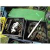 Image 3 : Various John Deere Series 100 & 200 Garden Tractor Parts - Steering Wheels, Pulleys, Hood, Tanks, Se
