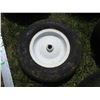 Image 4 : (5) Utility Tires/Rims of Varying Sizes (16x6.5-8, 4.80-8, Wheel Barrow Rim/Tire