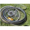 Image 2 : (5) Bicycle Rims/Tires of Varying Sizes
