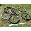Image 1 : (6) Bicycle Rims/Tires/Inner Tubes  of Varying Size