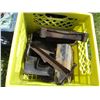 Image 2 : (3) Milk Crates of Misc. Garden Tractor Parts
