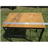 Image 2 : Small Work Table w/Steel Frame (32"x20"x 32" Tall)