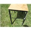 Image 4 : Small Work Table w/Steel Frame (32"x20"x 32" Tall)