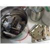 Image 4 : Containers of Door Hardware, Electrical Plug Ends, Bolts, etc.