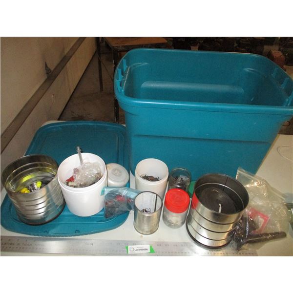 Misc. Hardware (Bolts, Webbed Strapping, Corner Hinges etc.) w/ Tote