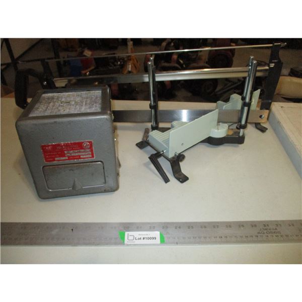 Hand Mitre Saw & Vintage Automotive Heater