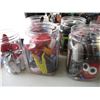 Image 4 : (6) Jars of Misc. Items - Timers, Measuring Tape, Clips etc.