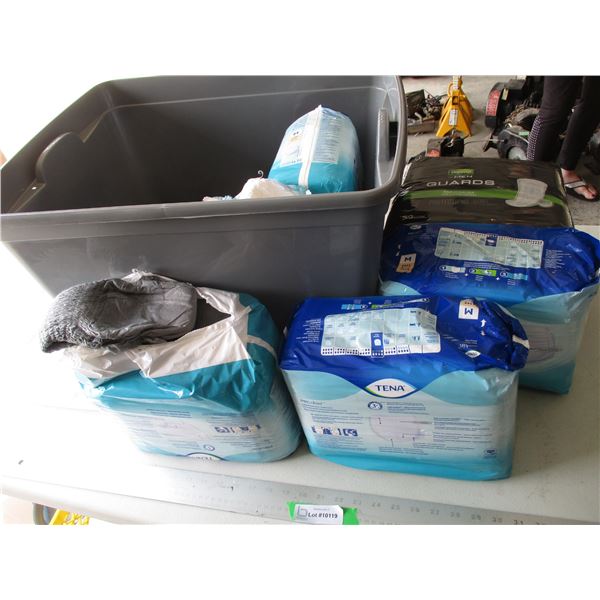 (6- 20pks) Tena Pro Skin Adult Breathable Underwear ( Size Medium) w/Tote