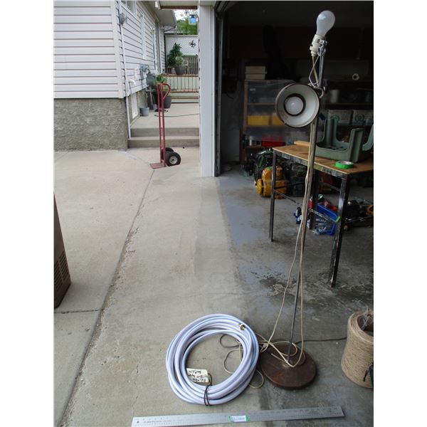 Adjustable Work Light/Lamp & 50' RV Water Hose