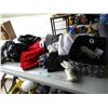 10123  Misc. Items  Clothing, Purses, Hats, Blanket etc. w/Storage Container