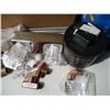 Image 3 : Plumbing Supplies - Basin Taps, Flex Line, Copper Fittings, Tap Set etc. & Shopping Bags