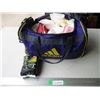 Image 1 : Adidas Duffel Bag w/Various Feminine Hygiene Products