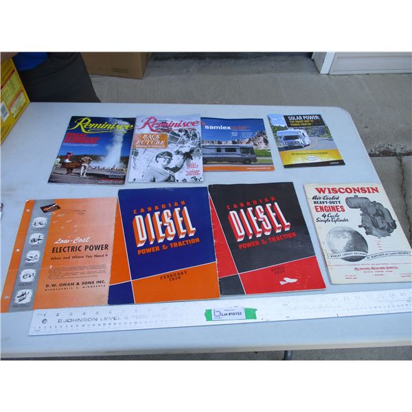 1939 Canadian Diesel Power Traction Magazine, Wisconsin Engines Booklet etc.