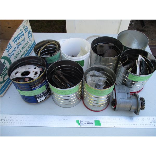 Various Onan/Case 210 Parts/Engine Tags, Electrical etc.