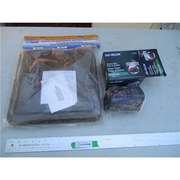 RV Vent & Hi-Run 16x6.5-8 Inner Tube (Both NIB)