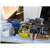 Image 1 : Various Bicycle Parts - Sprockets, Brake Components, Cables, Inner Tubes etc./Storage Containers