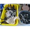 Image 5 : Various Bicycle Parts - Sprockets, Brake Components, Cables, Inner Tubes etc./Storage Containers