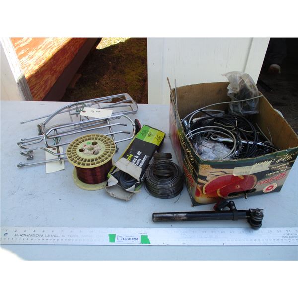 Spool Tie Wire, Bicycle Tube, Spool Copper Wire, Bicycle Racks, Cables etc.