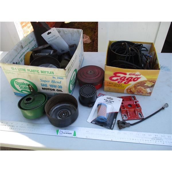 Various Air Cleaners/Filters, Wires/Cables etc.