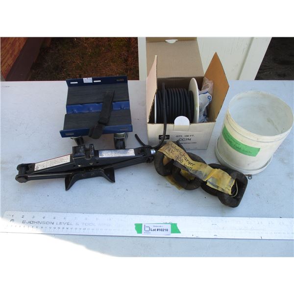 Four Wheel Mover, Automotive Jack, Windchanger 200 Watt Field Coils, Copper Spark Plug Wire Cable et