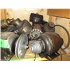 Image 2 : (4) Electric Motors w/Parts & Garden Tractor Parts Pulleys