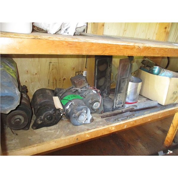 (4) Vintage Generators (Wilson, Delco-Remy), Windcharger Parts, Small Engine Parts -  Fly Wheels, Se