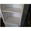 Image 3 : White Corner Storage Cabinet 19.5"wx10"dx59" Tall