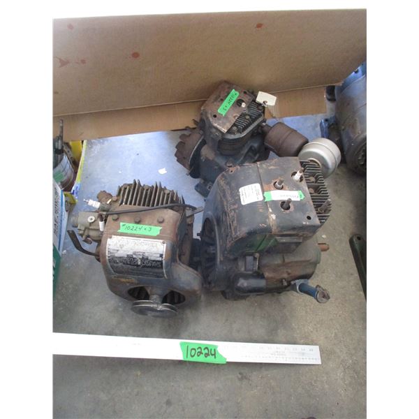 (2) Kohler Gasoline Motors & Wisconsin Gasoline Motor