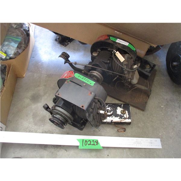 (2) Iron Horse 4 Cycle Gasoline Engines (Pistons Free) One w/Kick Start