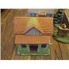 Image 3 : (3) Party Lite Candle Ceramic Houses - for Tea Lights