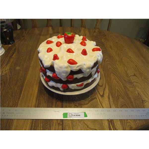 Ceramic Cake Saver w/Tray