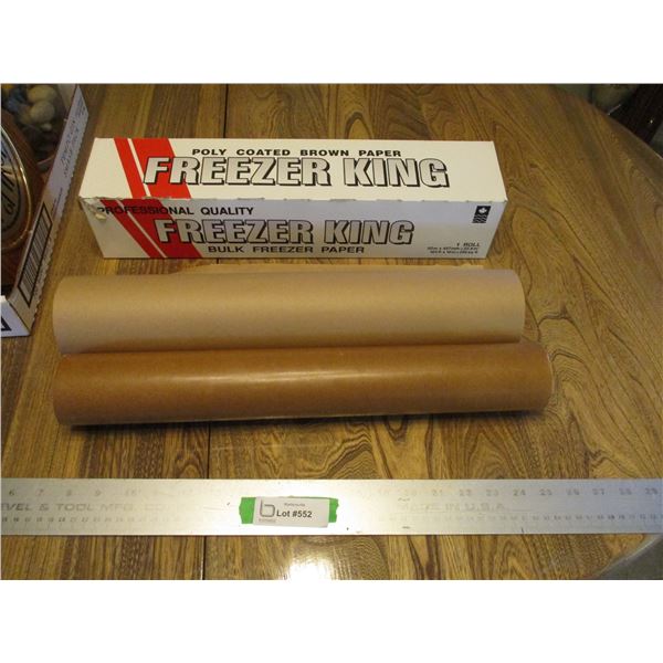 (2 Partial Rolls)Freezer King Butcher Paper