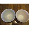 Image 5 : (2) Pyrex 750ml Bowls - Autumn Harvest Pattern & Blue Colonial Mist Pattern