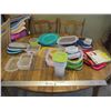 Image 1 : Various Kitchen Plastic Storage Containers of Varying Sizes