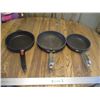 Image 1 : (2) The Rock Frying Pans & (1) T-fal