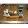 Image 1 : Rolling Pin ,Hamilton Beach Electric Shredder/Slicer w/Attachments, Manual Crank Shredder & Other Sc