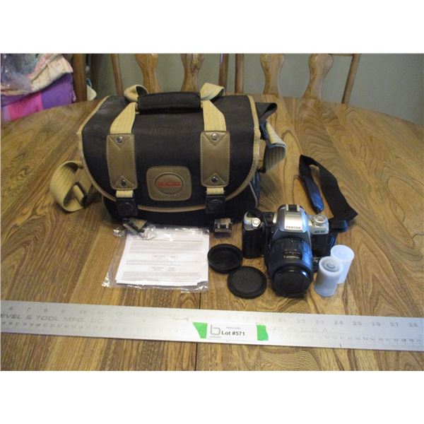 Pentax MZ-50 Film Camera w/Carry Bag