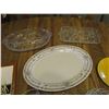 Image 5 : Sunflower Gravy Boat, (6) Glass Serving Dishes, Platter, Yellow Plate & Trivet