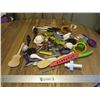 Image 1 : Various Kitchen Items - Knives, Tea Infusers, Garlic Press, Spatula, Wooden Spoons, Baster, Peelers,