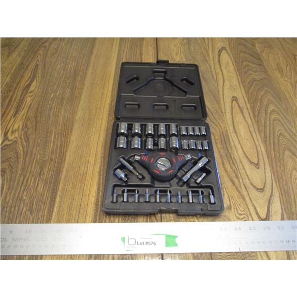 Jobmate Compact Driver Socket Set (S.A.E & Metric)