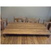 Image 12 : Vicraft "Elm" Wooden Kitchen Table w/20" Leaf & (4) Matching Chairs - Made in Canada